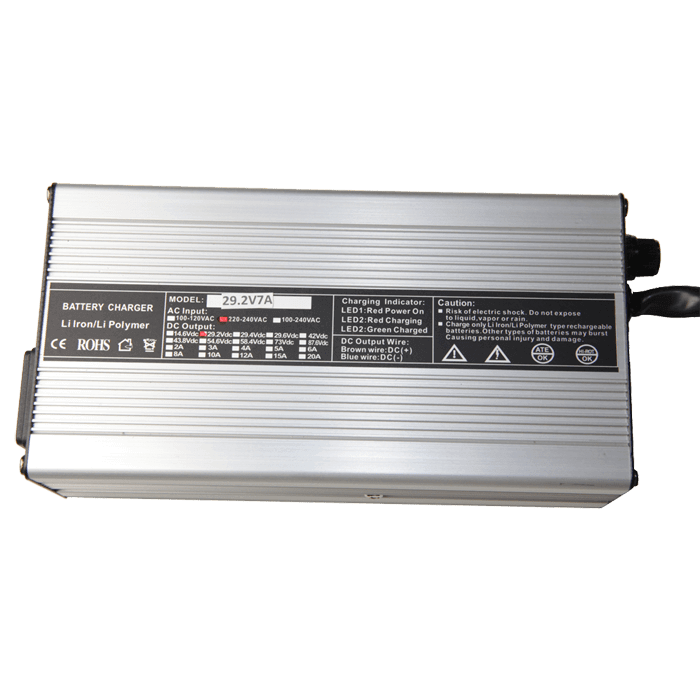 Charger 12V 240W-10A for Lithium Iron Phosphate battery