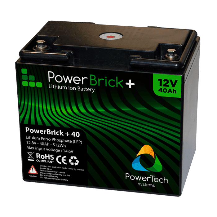 Voorschrijven hoofdkussen Welke Lithium Ion battery 12V 40Ah - LiFePO4 high quality battery by PowerTech