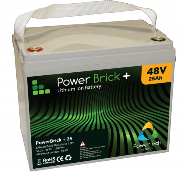 48V-25Ah Lithium battery - LifePO4 - PowerBrick PRO+ 48V-25Ah
