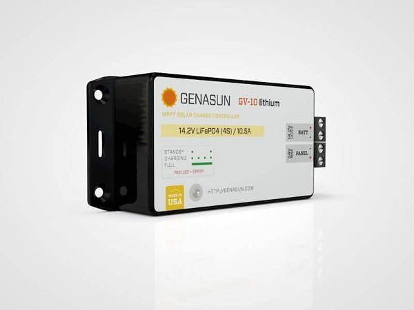 Genasun GV10 Lithium 140W-10A MPPT Solar Controler for 12V Batteries