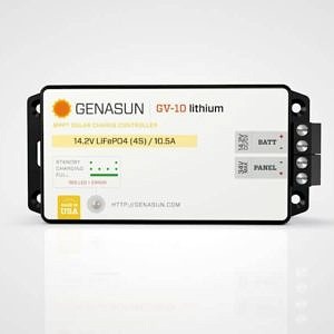 Genasun GV10 Lithium 140W-10A MPPT Solar Controler for 12V Batteries