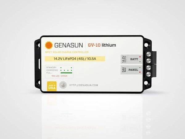 Genasun GV10 Lithium 140W-10A MPPT Solar Controler for 12V Batteries