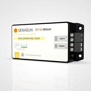 Genasun GV10 Lithium 140W-10A MPPT Solar Controler for 12V Batteries