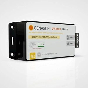 Genasun GV-Boost solar charge controller with MPPT for 24V Lithium Batteries