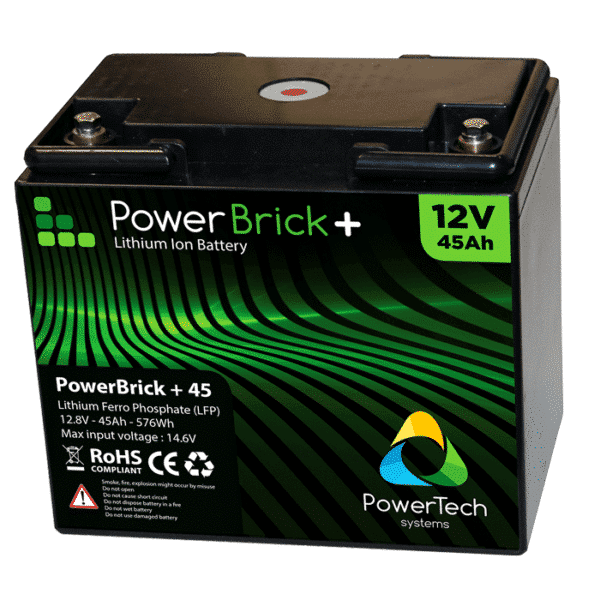 PowerBrick 12V-45Ah Pro 2 years