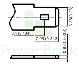 PowerBrick 12V-12Ah - Power Terminal